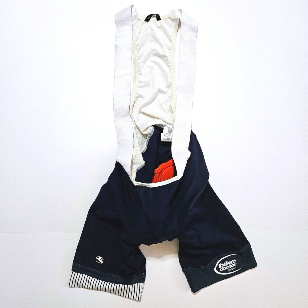 Giordana Mens Cycling Bib‎ Shorts Navy Blue Bike Doctor Waldorf Small Italy